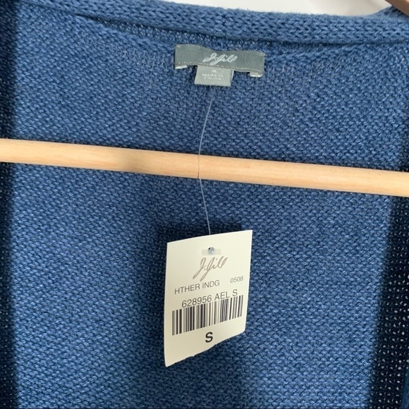 New J Jill Linen Blend sweater vest size small - Picture 2 of 4